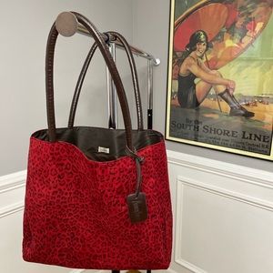 Neiman Marcus Animal Print Tote